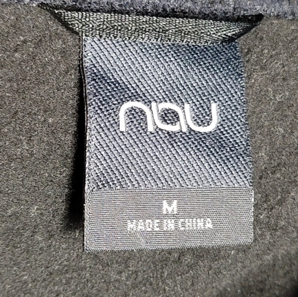 Nau Hoodie Men’s  Size Medium Casual Long Sleeve Wool Blend Outdoor Pocket Gray - Picture 5 of 8